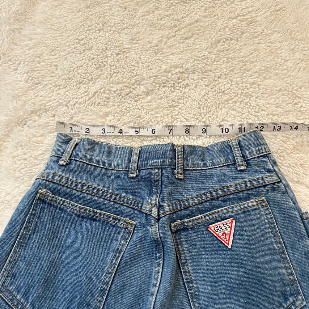 VTG 90's GEORGES MARCIANO GUESS Jean Skirt 28 Festival Y2K Boho Indie Garnola - Picture 4 of 5